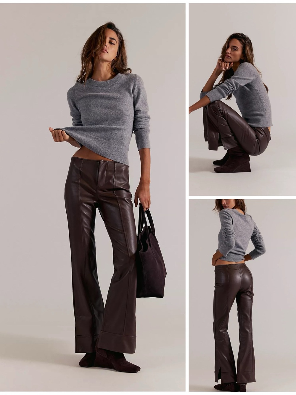 𝓯𝓹 Free People ~ We The Free Glow Up Vegan Flare Pants